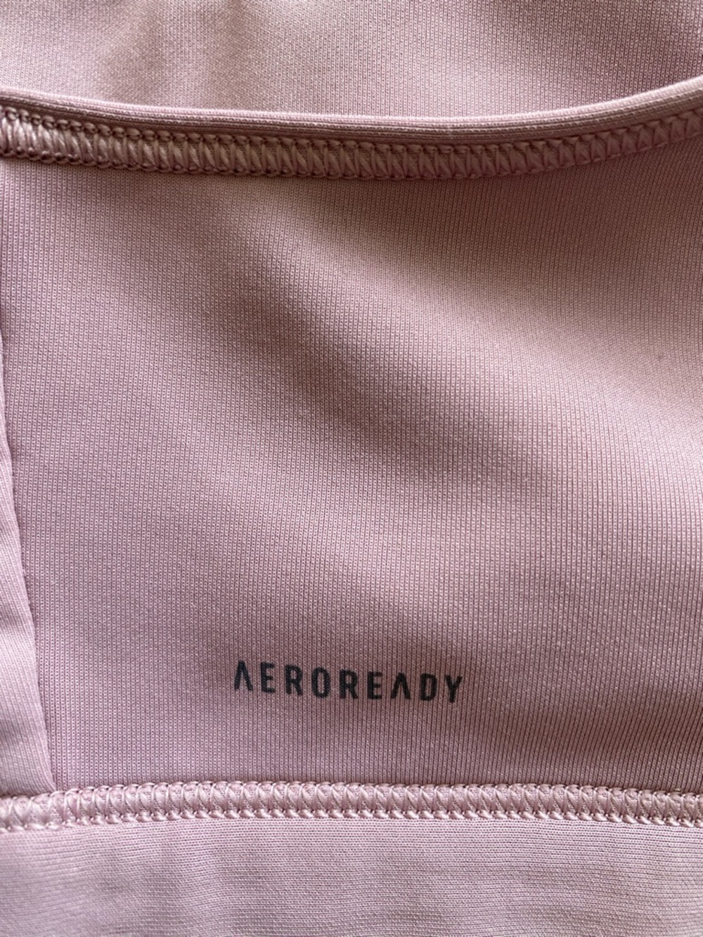 adidas Mauve Pink Crossback Sports Bra - Picture 3 of 5